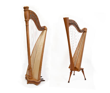 Fischer Harfen, Volksharfe, Irische Harfe